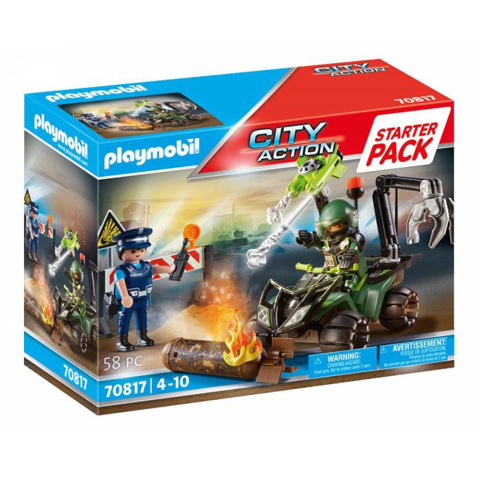 Playmobil 70817 Starter Pack Εξουδετέρωση Εκρηκτικού Μηχανισμού