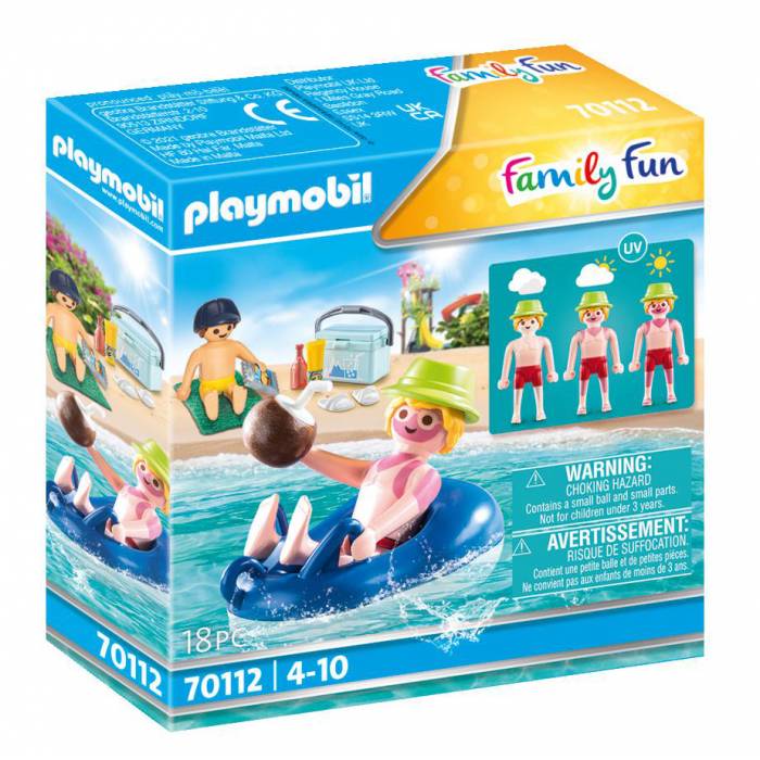 Playmobil Family Fun 70112 Παραθεριστής Με Φουσκωτή Κουλούρα
