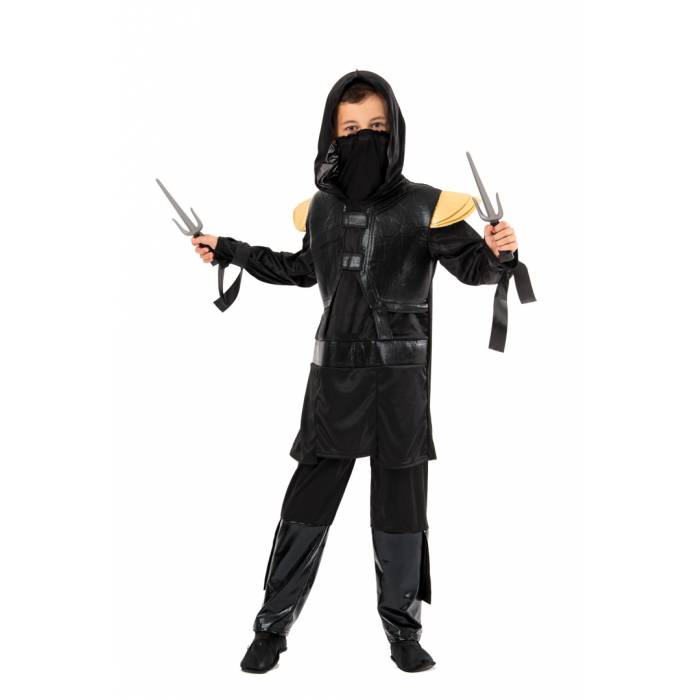 Fun Fashion Στολή Αποκριάς Dark Ninja Παιδική Για Αγόρια