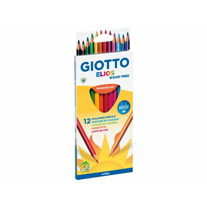 Giotto Ξυλομπογιές Elios 12 Τεμ.