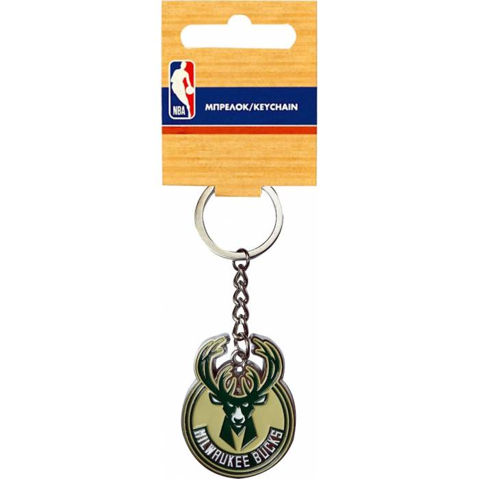 BMU Μπρελόκ Μεταλλικό NBA Milwaukee Bucks