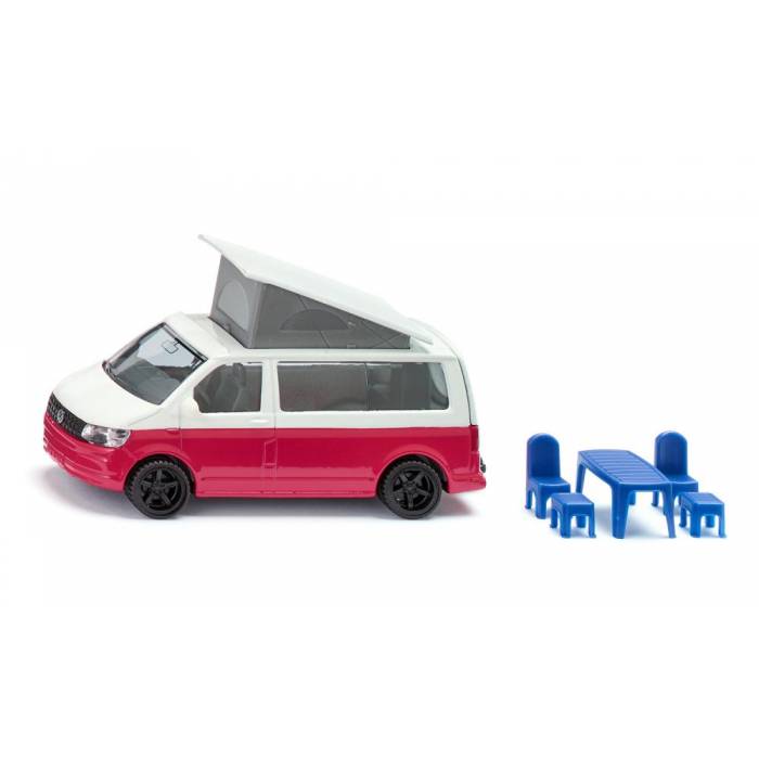 Siku Van VW T6 California Με Κινούμενη Οροφή Και Αξεσουάρ 1:50