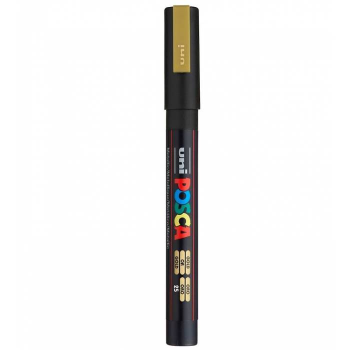Uni Μαρκαδόρος Ζωγραφικής Posca PC-3M 25 Gold