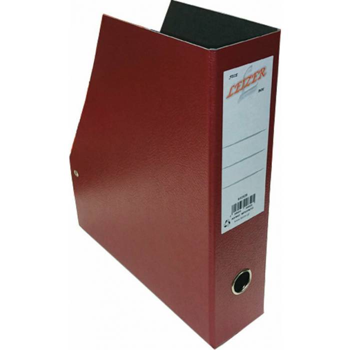 Leizer Κουτί Αρχειοθέτησης Box Κοφτό Fiber KF-2 Μπορντό 28x32x8cm