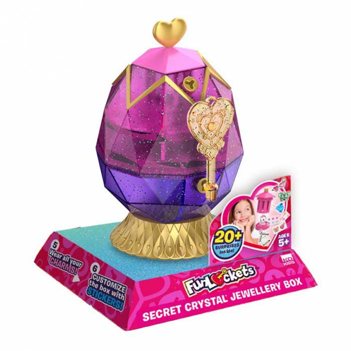 KD Group Funlockets Mυστική Κρυστάλλινη Κοσμηματοθήκη Αυγό