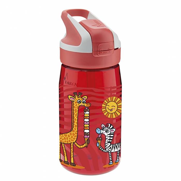 Polo Laken Πλαστικό Παγούρι Jannu Tritan Με Καλαμάκι Savana Animals 450ml