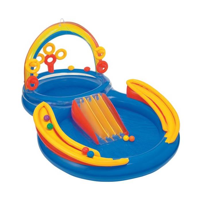 Intex Πισίνα Rainbow Ring Play Centre