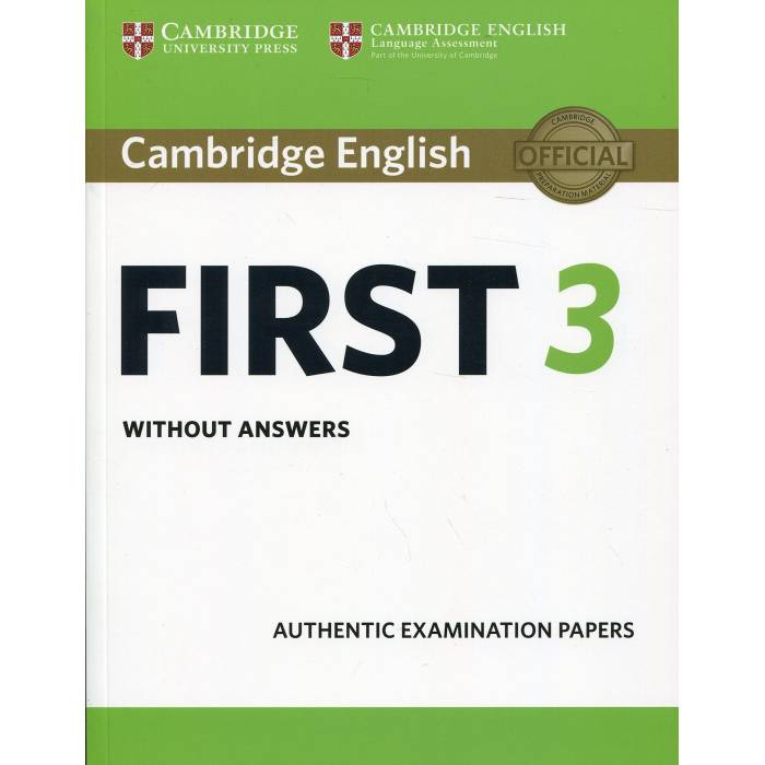Cambridge English First 3 - Student