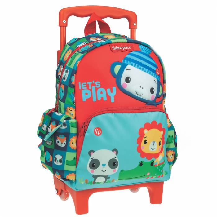 GIM Τσάντα Trolley Νηπίου Fisher Price Monkey 349-18073