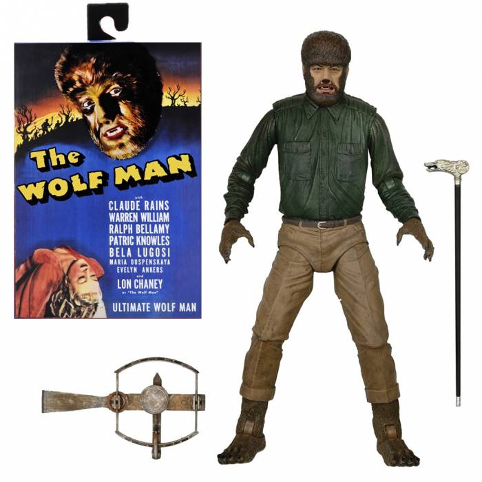 NECA Φιγούρα Ultimate Wolf Man (Universal Monsters) 18cm