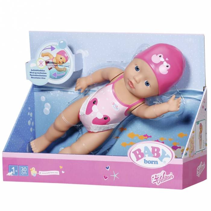 Zapf Κούκλα My First Baby Born Κολυμβήτρια 30εκ
