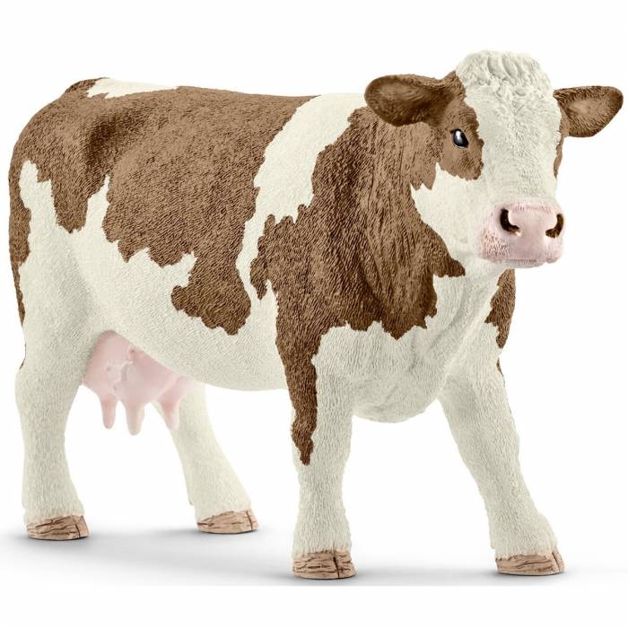 Schleich Μινιατούρα Αγελάδα Σίμενταλ