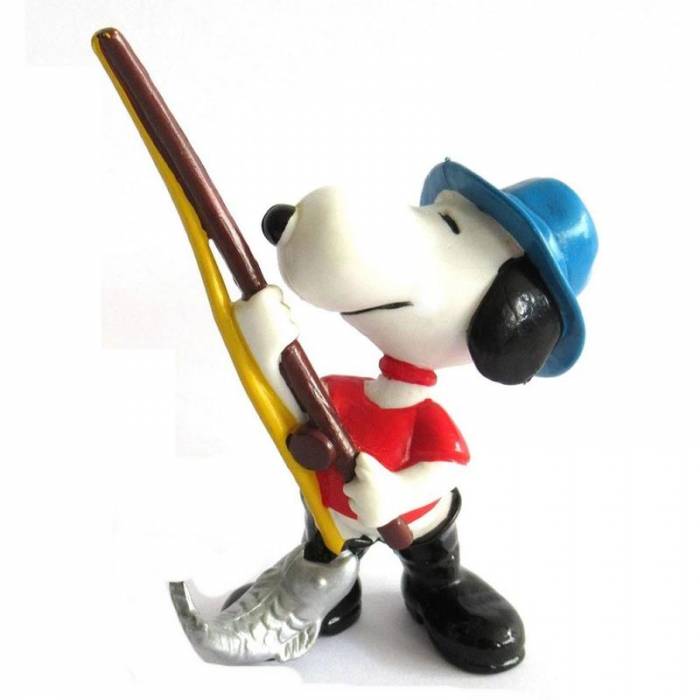 Schleich Μινιατούρα Snoopy Ψαράς (Peanuts)