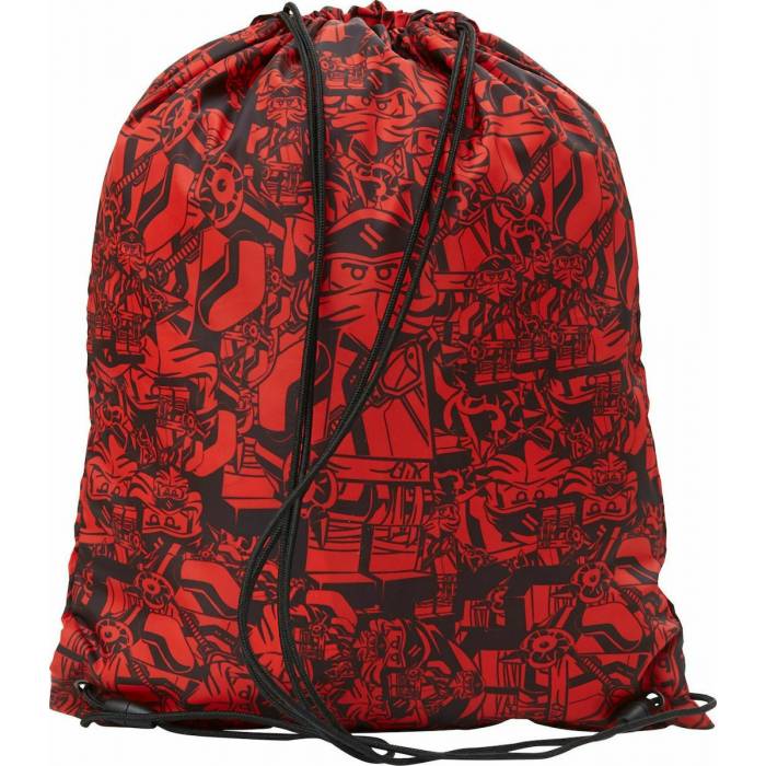 Lego Merchandise Τσάντα Πουγκί Με Κορδόνι Ninjago Red 10034-2202