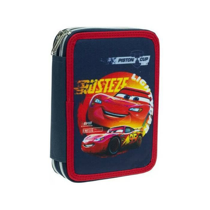 GIM Κασετίνα Διπλή Γεμάτη Cars Double Vision 3341-38100