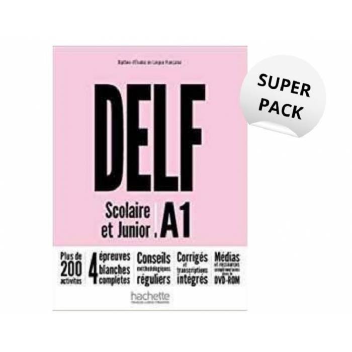 Super Pack Delf Scolaire Et Junior A1 Methode Nouveau Format 9782022202213