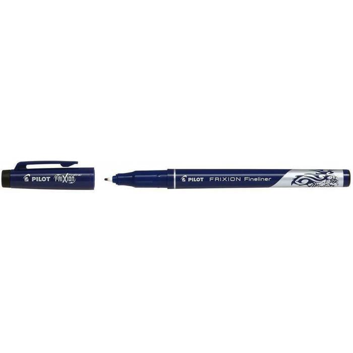 Pilot Frixion Μαρκαδόρος Σχεδίου Fineliner 1.30mm Μαύρο