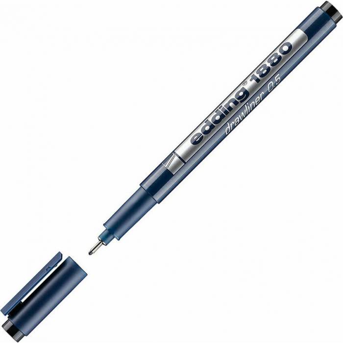 Edding 1880 Drawliner Μαρκαδόρος Σχεδίου 0.5mm Μαύρο