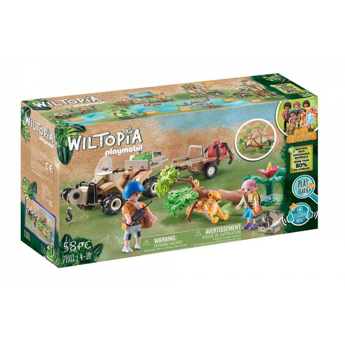 Playmobil Wiltopia 71011 Φροντιστές Ζώων Με Εξερευνητικο Όχημα