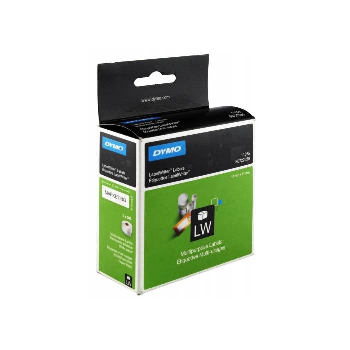 Dymo Ετικέτες 11355 LW M/Purpose Labels 19mm x 51mm Removable