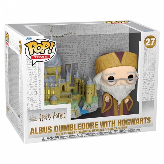 Funko Pop! Vinyl Figure Town 27 - Dumbledore With Hogwarts (Harry Potter Anniversary)