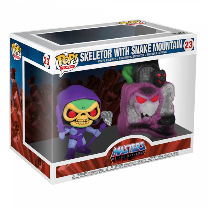 Funko Pop! Vinyl Figure Town 23 - Skeletor And Snake Mountain (Masters Of The Universe)