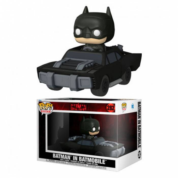 Funko Pop! Vinyl Figure Rides 282 - Super Deluxe Batman Με Batmobile (DC The Batman)
