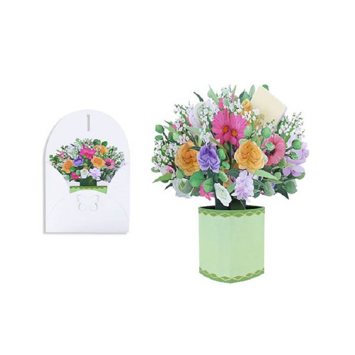 Origamo Ευχετήρια Κάρτα Flobouquet Λουλούδια 30x34.3cm Florever