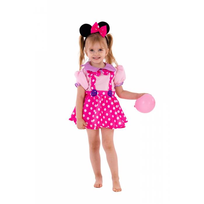 Fun Fashion Στολή Αποκριάς Pink Mouse Βρεφική Για Κορίτσια