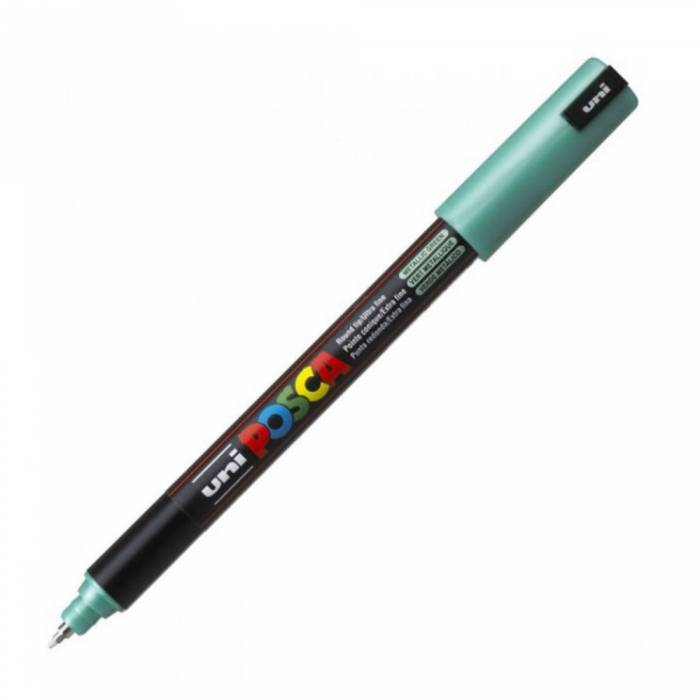 Uni Μαρκαδόρος Ζωγραφικής Posca PC-1MR M6 Metallic Green