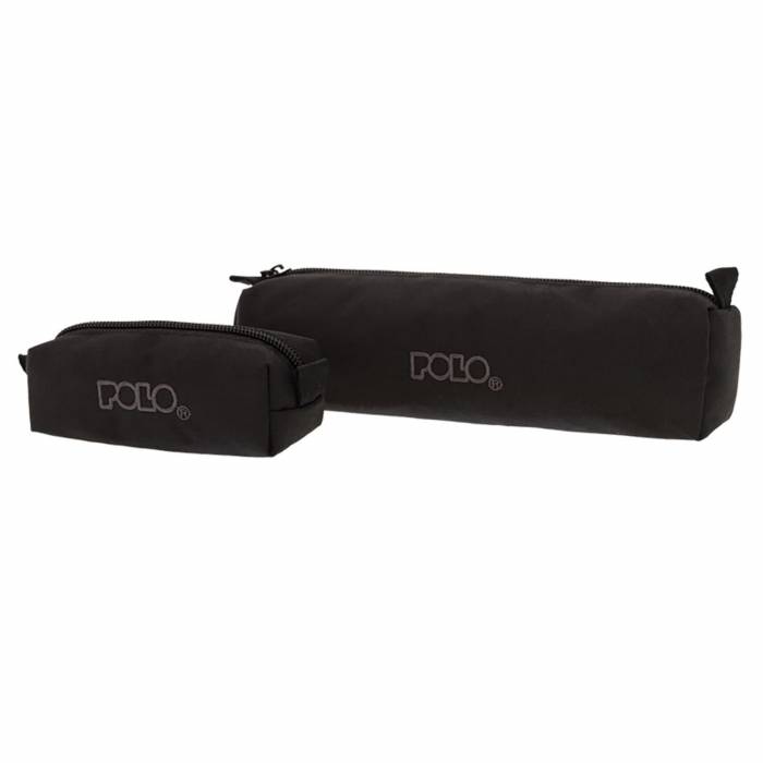 Polo Κασετίνα Βαρελάκι Pencil Case Wallet Black 9-37-006-2000
