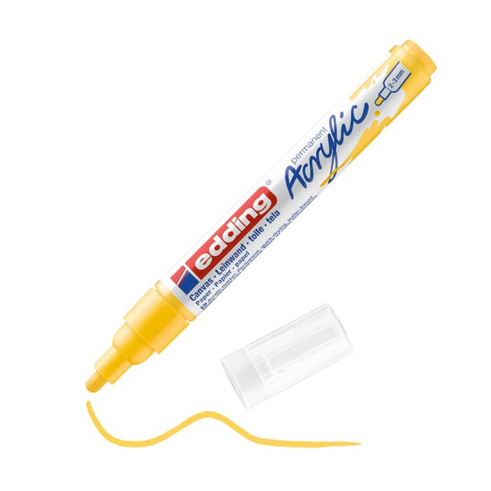 Edding 5100 Μαρκαδόρος Ακρυλικός Acrylic Marker Traffic Yellow