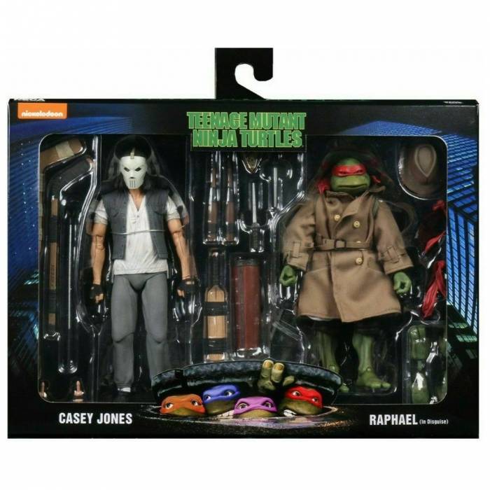 NECA Κούκλα Casey Jones And Raphael In Disguise (Teenage Mutant Ninja Turtles) 18cm