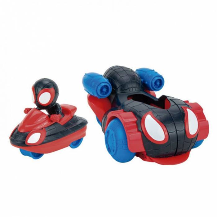 Jazwares Spidey Όχημα 2 Σε 1 Miles Morales 15εκ