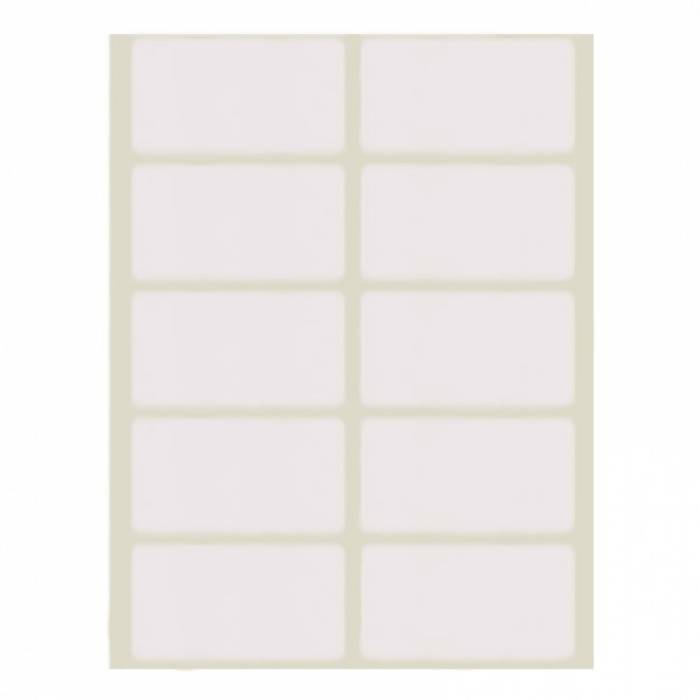 Sticki Ετικέτες Αυτοκόλλητες 40Φ. Λευκές 48x29mm (10 Στο Φύλλο)
