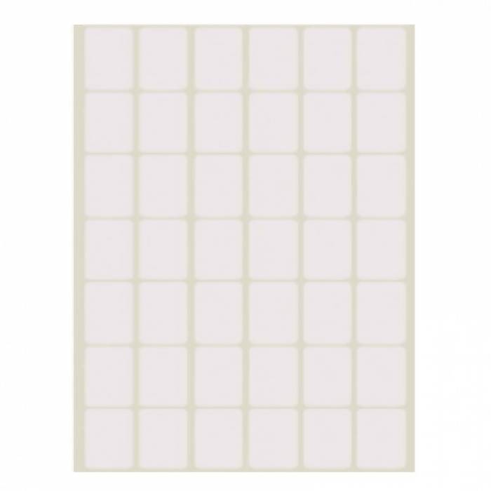 Sticki Ετικέτες Αυτοκόλλητες 40Φ. Λευκές 15x20mm (42 Στο Φύλλο)