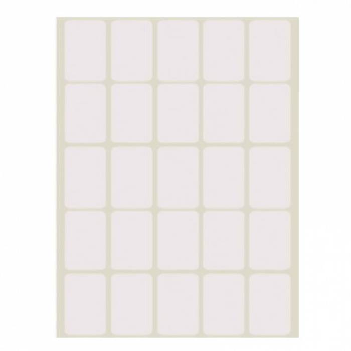 Sticki Ετικέτες Αυτοκόλλητες 40Φ. Λευκές 30x18mm (25 Στο Φύλλο)