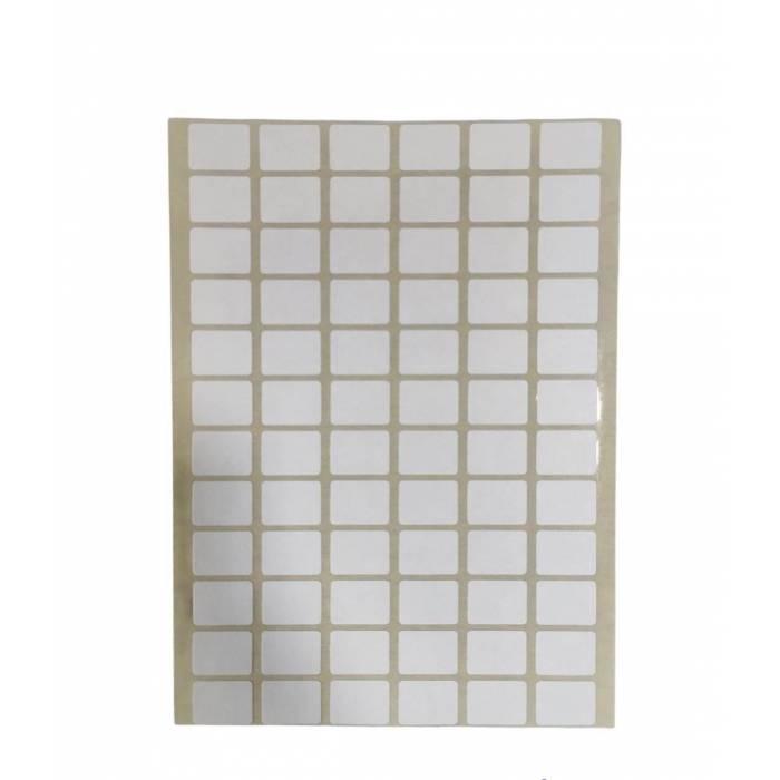 Sticki Ετικέτες Αυτοκόλλητες 40Φ. Λευκές 11x15mm (72 Στο Φύλλο)