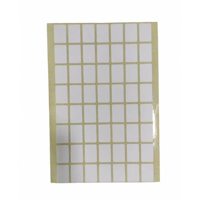 Sticki Ετικέτες Αυτοκόλλητες 40Φ. Λευκές 12x18mm (56 Στο Φύλλο)