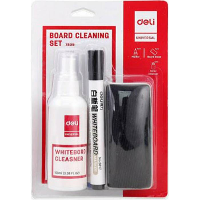 Deli Σετ Καθαρισμού Πίνακα Board Cleaning Set