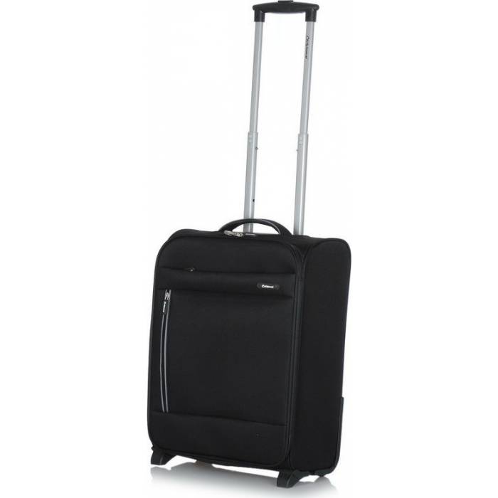 Diplomat Βαλίτσα Ταξιδίου Καμπίνας Trolley 2 Ρόδες The Cabin55 Collection ZC600 55cm Μαύρο