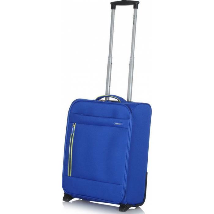 Diplomat Βαλίτσα Ταξιδίου Καμπίνας Trolley 2 Ρόδες The Cabin55 Collection ZC600 55cm Μπλε Ηλεκτρίκ