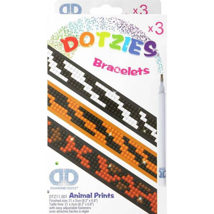 Diamond Dotz Βραχιόλια Sparkle Animal Print