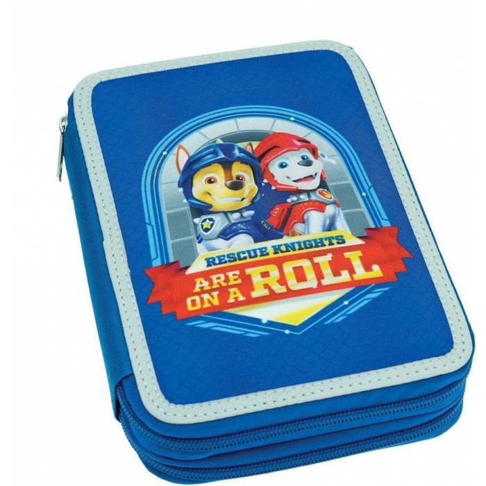GIM Κασετίνα Διπλή Γεμάτη Paw Patrol Rescue Knights 334-48100