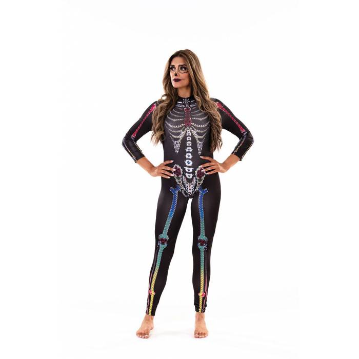 Fun Fashion Στολή Αποκριάς Skeleton Skin Γυναικεία