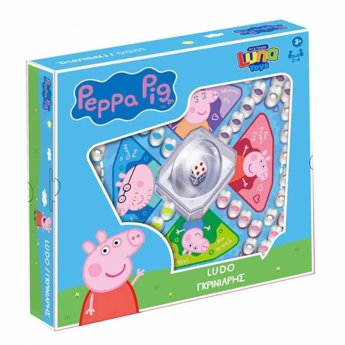 Luna Επιτραπέζιο Παιχνίδι Pop Up Ludo Γκρινιάρης Peppa Pig 482779