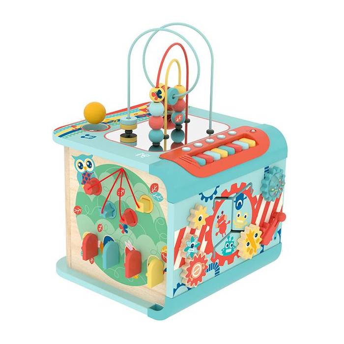 Hape Learning Ξύλινος Κύβος Δραστηριότητων Magic E1073A