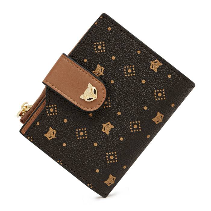 Foxer Πορτοφόλι PVC Γυναικείο 2161006F Καφέ Σκούρο