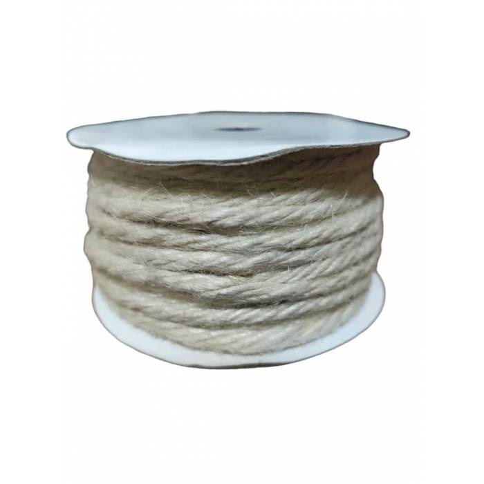 Κορδόνι Γιούτα Εκρού Cream 5.5mm x 10yd