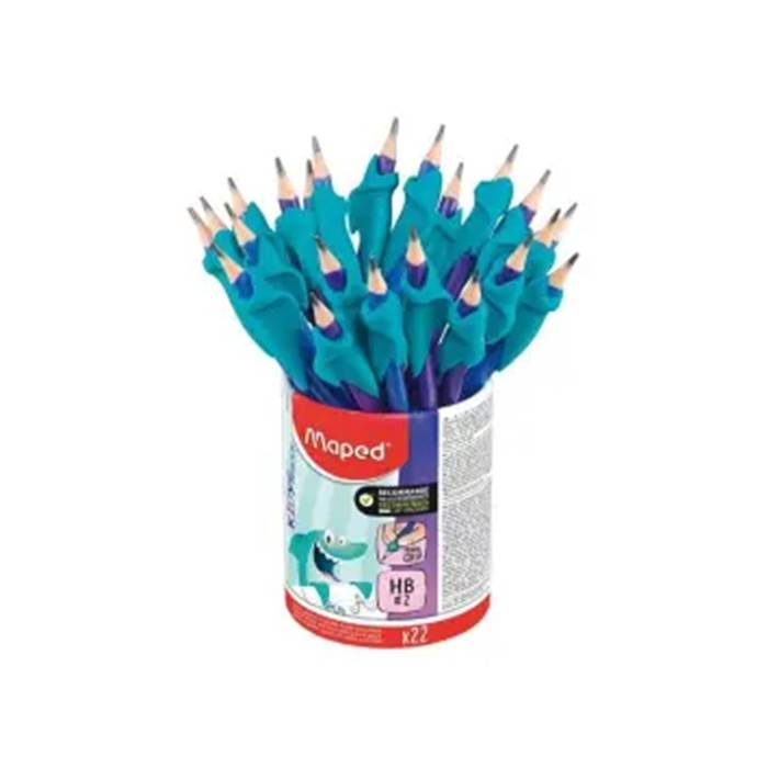 Maped Μολύβι Kidy Learn Με Οδηγό Και Γόμα HB 1 Τεμ.
